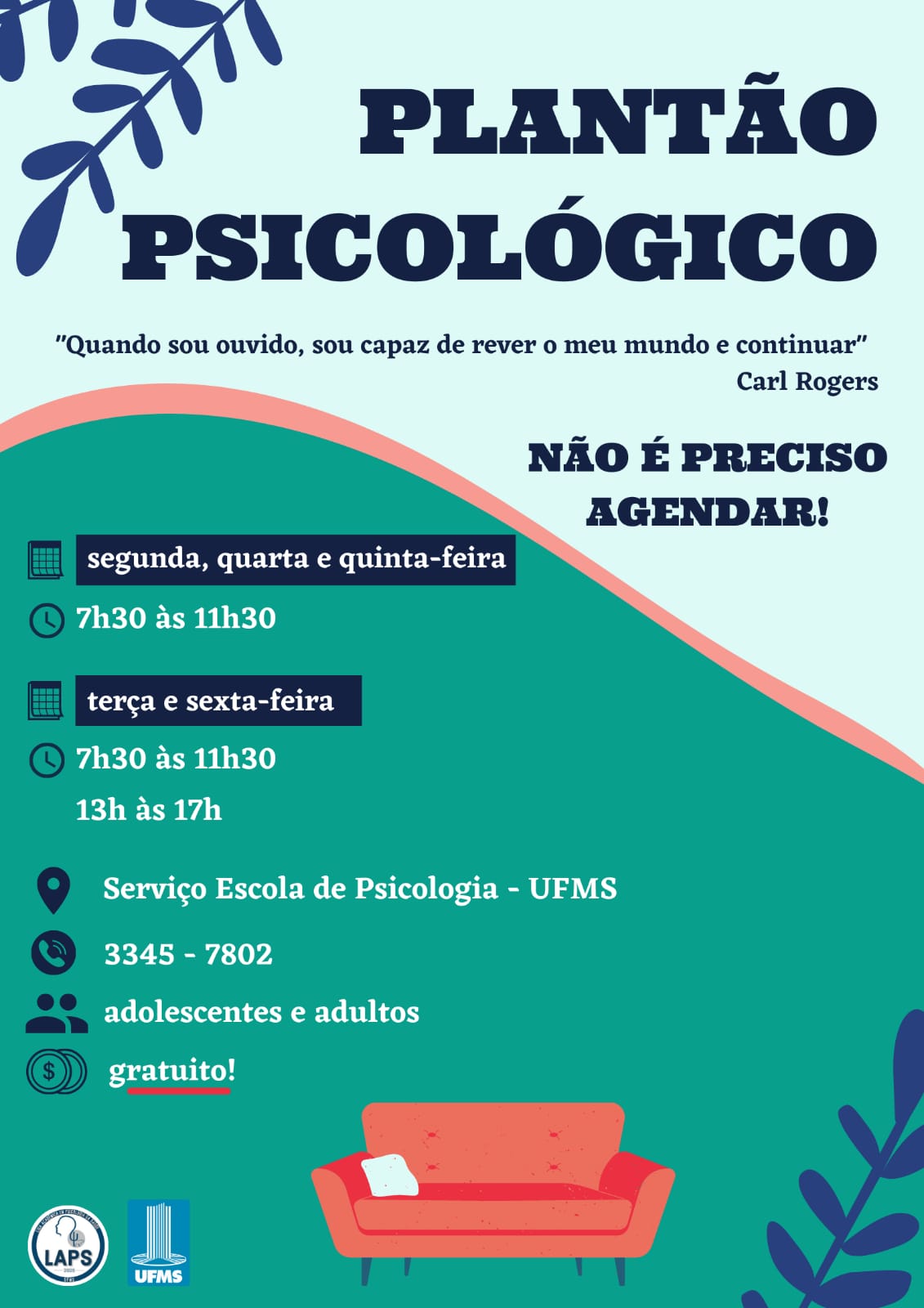 PLANTÃO PSICOLÓGICO DA UFMG